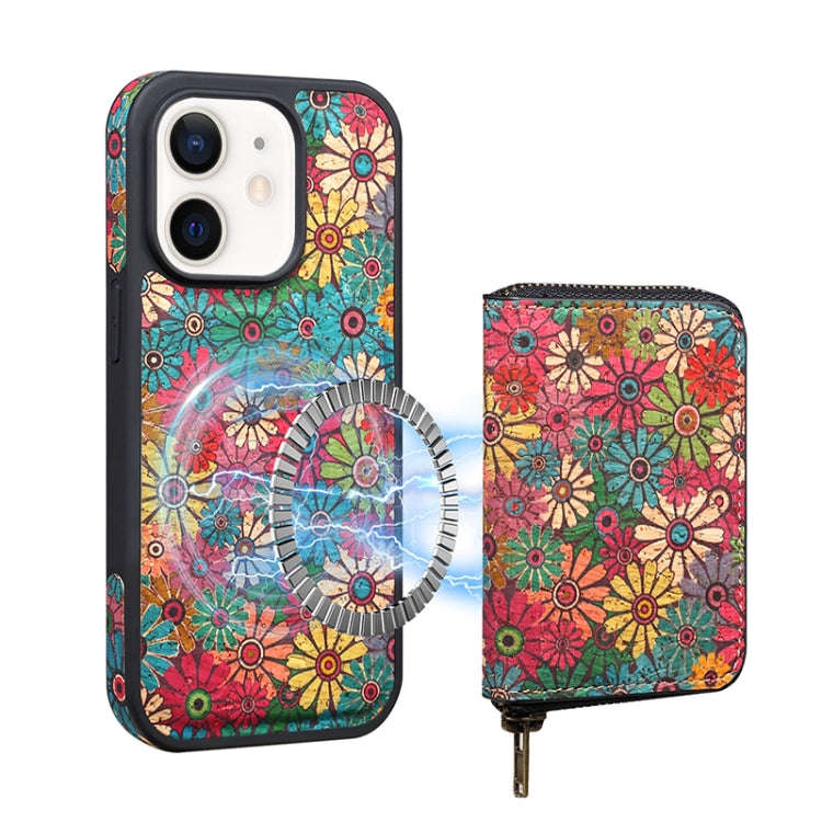 Denior D23 MagSafe Detachable Zipper Wallet Holder Phone Case, For iPhone 16 Pro Max, For iPhone ...