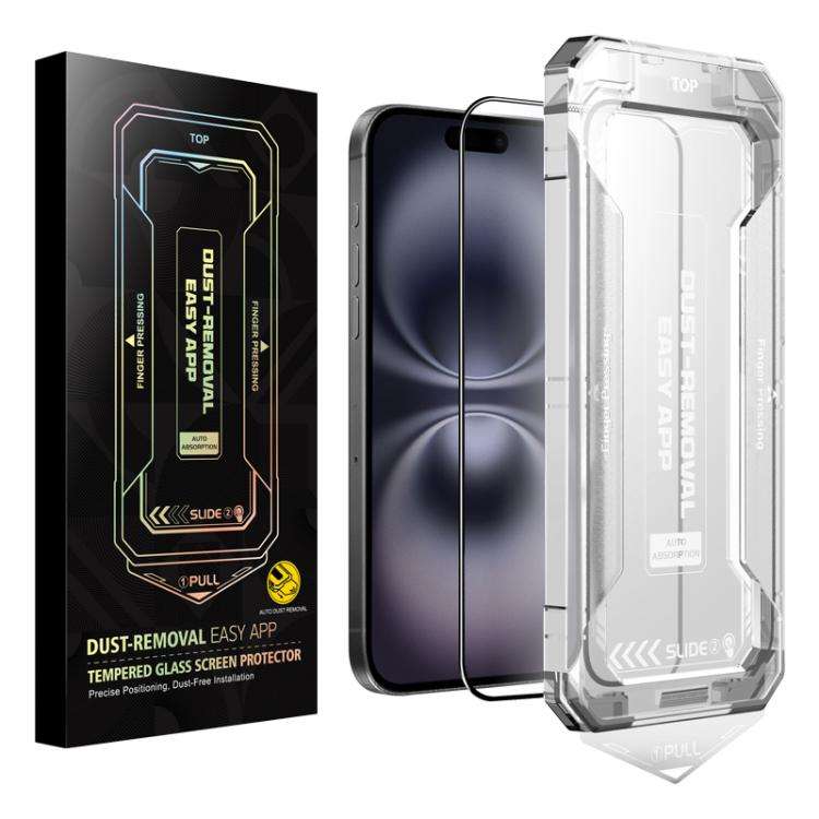 Easy Install HD Tempered Glass Film, For iPhone 17e / 16e / 14 / 13 Pro / 13, For iPhone 17 Pro M...