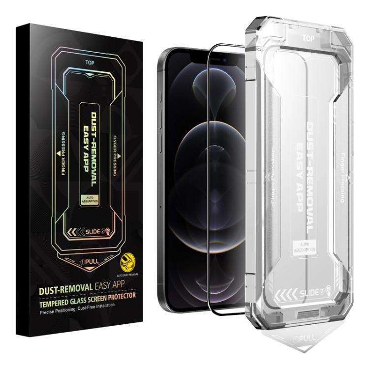 Easy Install HD Tempered Glass Film, For iPhone 17e / 16e / 14 / 13 Pro / 13, For iPhone 17 Pro M...