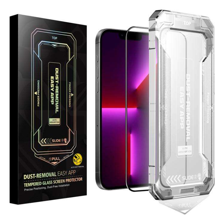 Easy Install HD Tempered Glass Film, For iPhone 17e / 16e / 14 / 13 Pro / 13, For iPhone 17 Pro M...