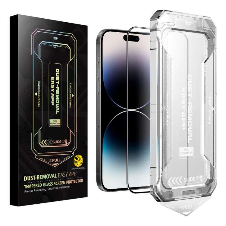 Easy Install HD Tempered Glass Film, For iPhone 17e / 16e / 14 / 13 Pro / 13, For iPhone 17 Pro M...