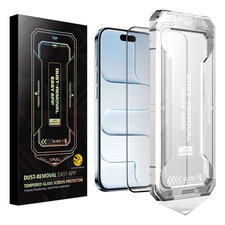 Easy Install HD Tempered Glass Film, For iPhone 17e / 16e / 14 / 13 Pro / 13, For iPhone 17 Pro M...