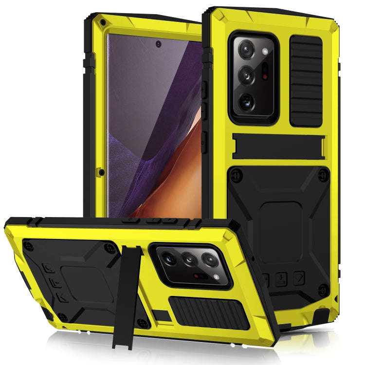Shockproof Waterproof Dust-proof Metal + Silicone Protective Case with Holder, For Samsung Galaxy...