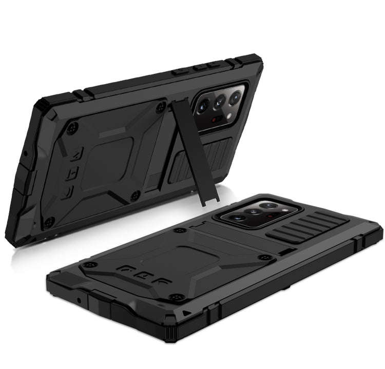 Shockproof Waterproof Dust-proof Metal + Silicone Protective Case with Holder, For Samsung Galaxy...