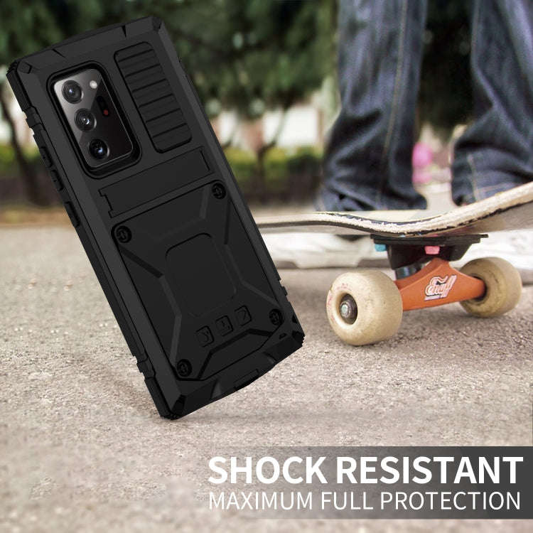 Shockproof Waterproof Dust-proof Metal + Silicone Protective Case with Holder, For Samsung Galaxy...