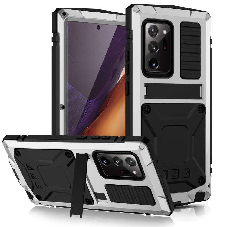 Shockproof Waterproof Dust-proof Metal + Silicone Protective Case with Holder, For Samsung Galaxy...
