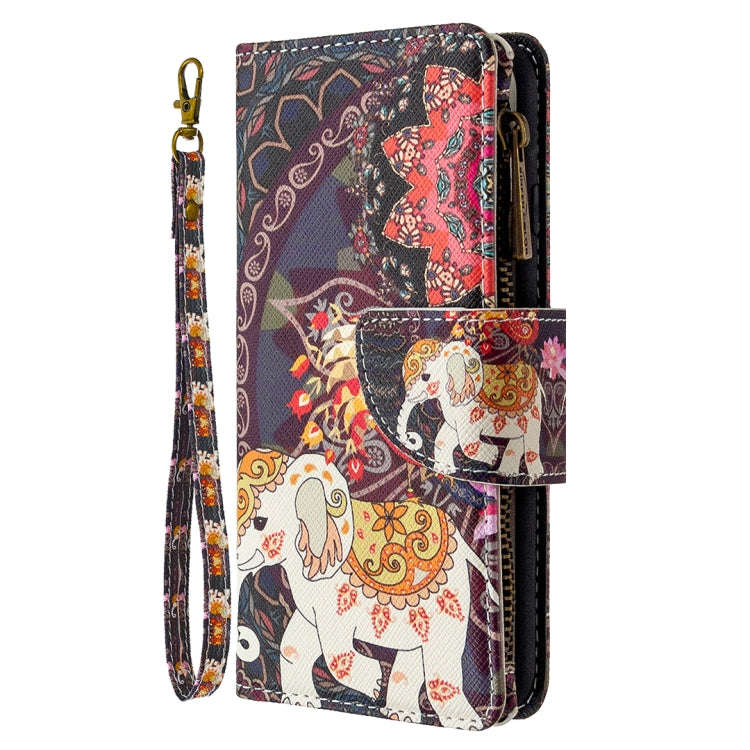 Colored Drawing Pattern Zipper Horizontal Flip Leather Case with Holder & Card Slots & Wallet, Fo...