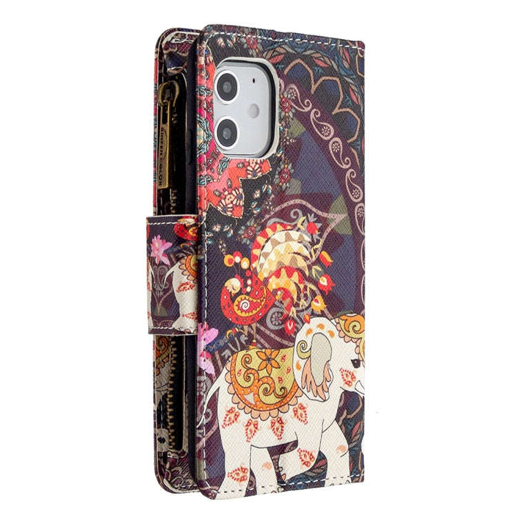 Colored Drawing Pattern Zipper Horizontal Flip Leather Case with Holder & Card Slots & Wallet, Fo...