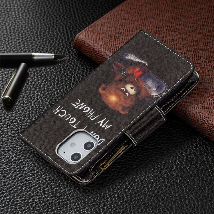 Colored Drawing Pattern Zipper Horizontal Flip Leather Case with Holder & Card Slots & Wallet, Fo...