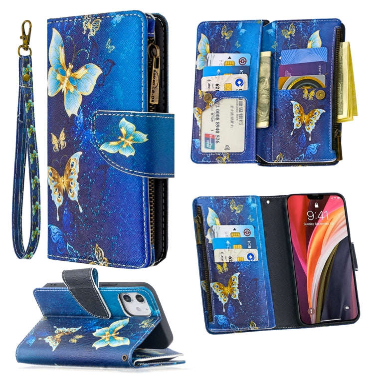 Colored Drawing Pattern Zipper Horizontal Flip Leather Case with Holder & Card Slots & Wallet, Fo...