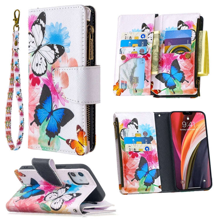 Colored Drawing Pattern Zipper Horizontal Flip Leather Case with Holder & Card Slots & Wallet, Fo...