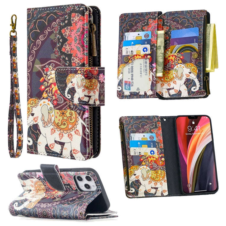 Colored Drawing Pattern Zipper Horizontal Flip Leather Case with Holder & Card Slots & Wallet, Fo...