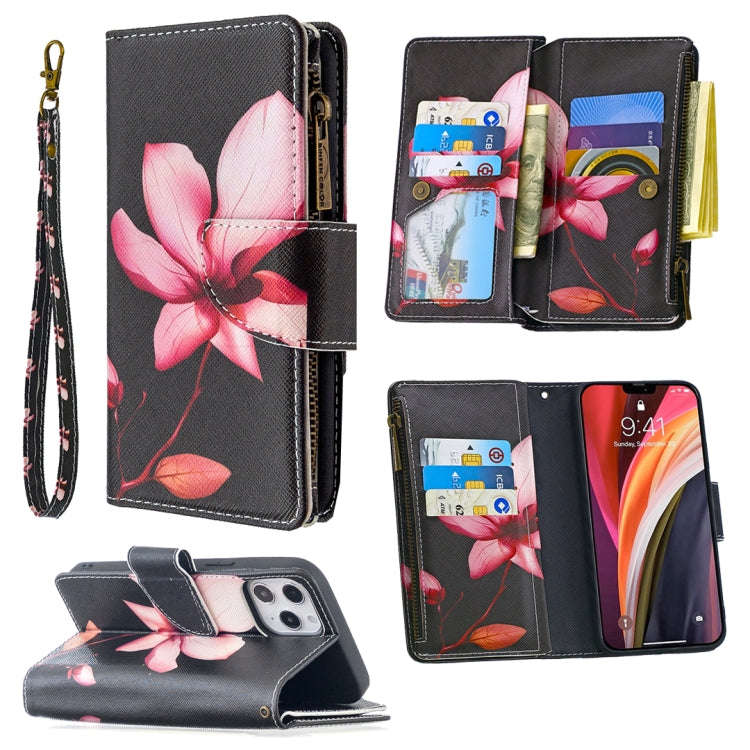 Colored Drawing Pattern Zipper Horizontal Flip Leather Case with Holder & Card Slots & Wallet, Fo...