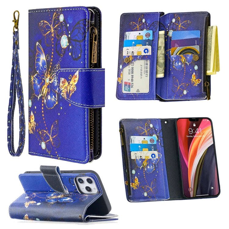 Colored Drawing Pattern Zipper Horizontal Flip Leather Case with Holder & Card Slots & Wallet, Fo...