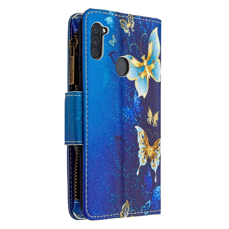Colored Drawing Pattern Zipper Horizontal Flip Leather Case with Holder & Card Slots & Wallet, Fo...