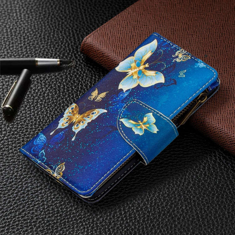 Colored Drawing Pattern Zipper Horizontal Flip Leather Case with Holder & Card Slots & Wallet, Fo...