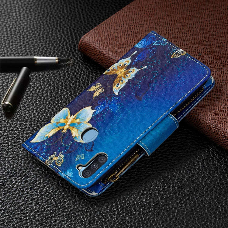Colored Drawing Pattern Zipper Horizontal Flip Leather Case with Holder & Card Slots & Wallet, Fo...