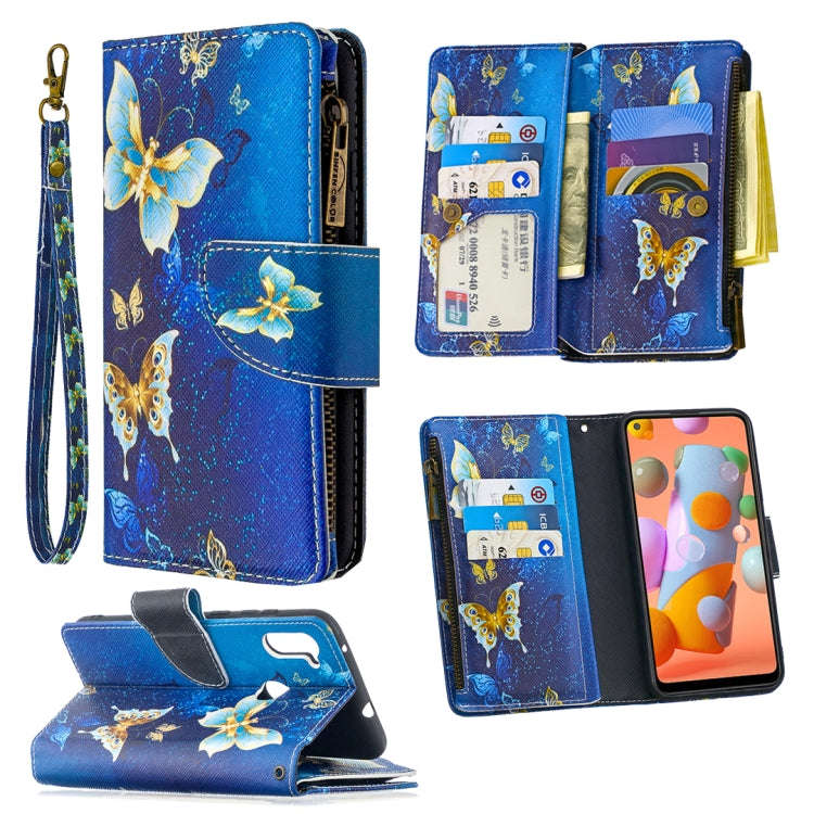 Colored Drawing Pattern Zipper Horizontal Flip Leather Case with Holder & Card Slots & Wallet, Fo...