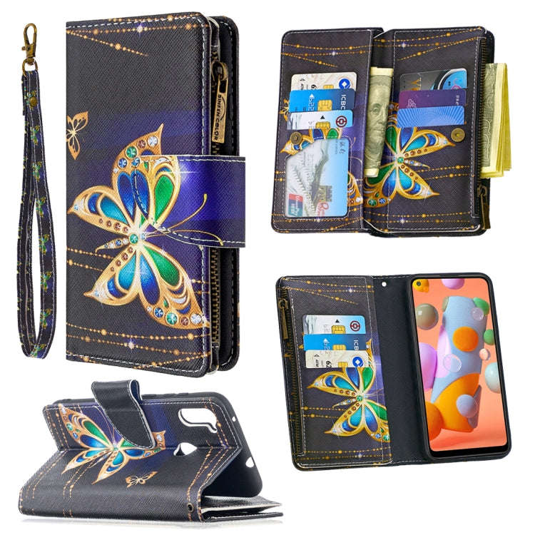 Colored Drawing Pattern Zipper Horizontal Flip Leather Case with Holder & Card Slots & Wallet, Fo...