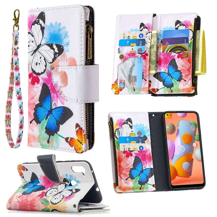 Colored Drawing Pattern Zipper Horizontal Flip Leather Case with Holder & Card Slots & Wallet, Fo...