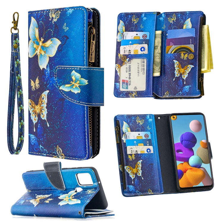 Colored Drawing Pattern Zipper Horizontal Flip Leather Case with Holder & Card Slots & Wallet, Fo...