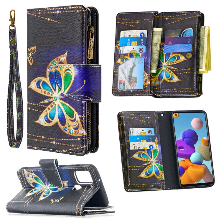 Colored Drawing Pattern Zipper Horizontal Flip Leather Case with Holder & Card Slots & Wallet, Fo...