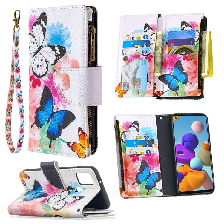 Colored Drawing Pattern Zipper Horizontal Flip Leather Case with Holder & Card Slots & Wallet, Fo...