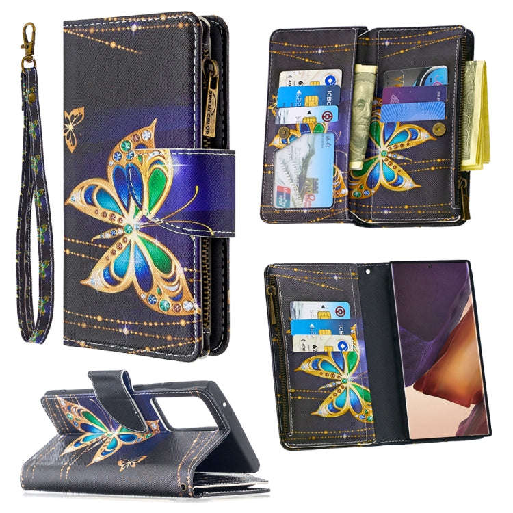Colored Drawing Pattern Zipper Horizontal Flip Leather Case with Holder & Card Slots & Wallet, Fo...