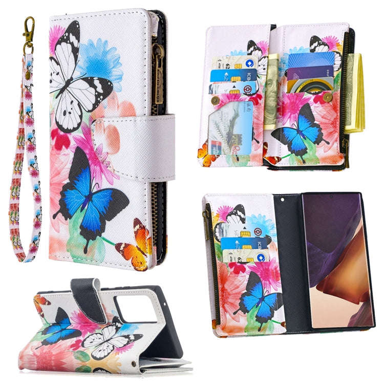 Colored Drawing Pattern Zipper Horizontal Flip Leather Case with Holder & Card Slots & Wallet, Fo...