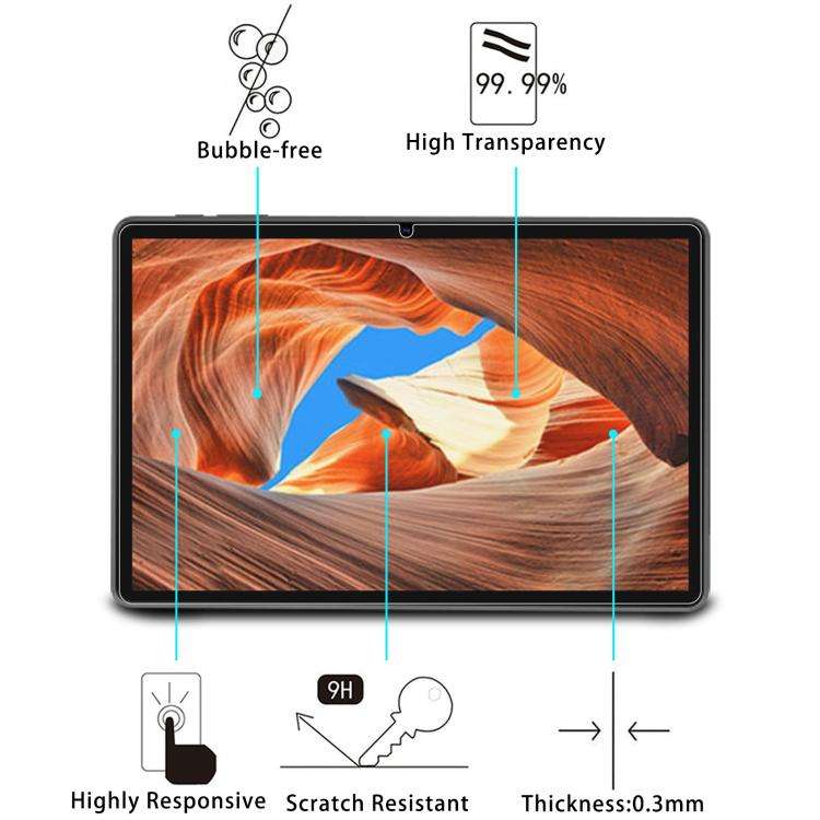 9H 0.3mm Explosion-proof Tempered Glass Film, For Colorroom Tablet C5 11