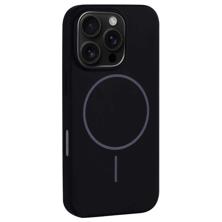 Large Hole Camera MagSafe Liquid Silicone Full Coverage Phone Case, For iPhone 16 Pro Max, For iP...