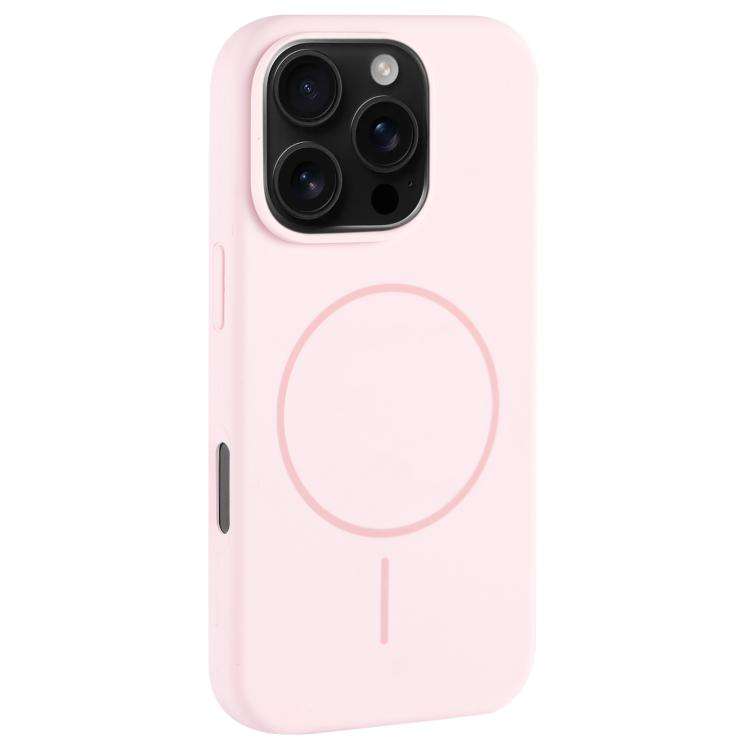 Large Hole Camera MagSafe Liquid Silicone Full Coverage Phone Case, For iPhone 16 Pro Max, For iP...