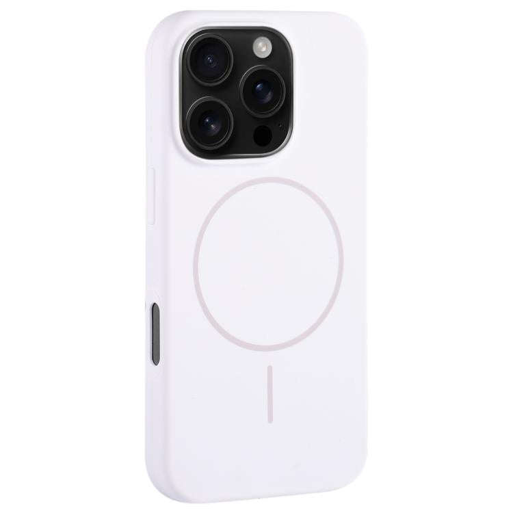Large Hole Camera MagSafe Liquid Silicone Full Coverage Phone Case, For iPhone 16 Pro Max, For iP...