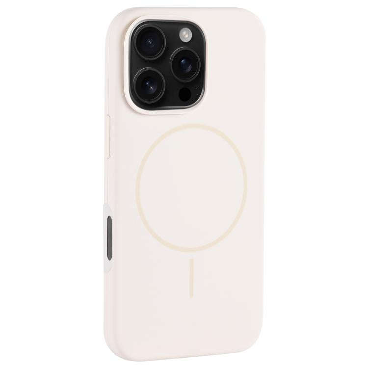 Large Hole Camera MagSafe Liquid Silicone Full Coverage Phone Case, For iPhone 16 Pro Max, For iP...