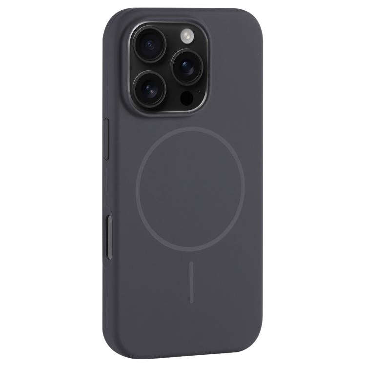 Large Hole Camera MagSafe Liquid Silicone Full Coverage Phone Case, For iPhone 16 Pro Max, For iP...
