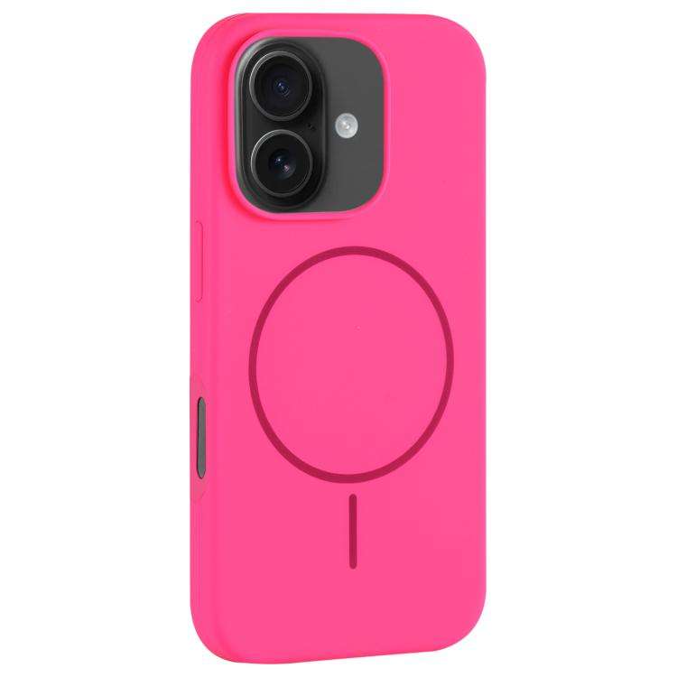 Large Hole Camera MagSafe Liquid Silicone Full Coverage Phone Case, For iPhone 16 Pro Max, For iP...