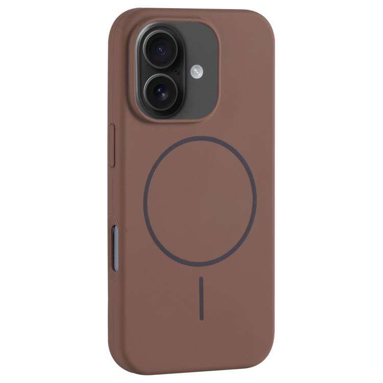 Large Hole Camera MagSafe Liquid Silicone Full Coverage Phone Case, For iPhone 16 Pro Max, For iP...