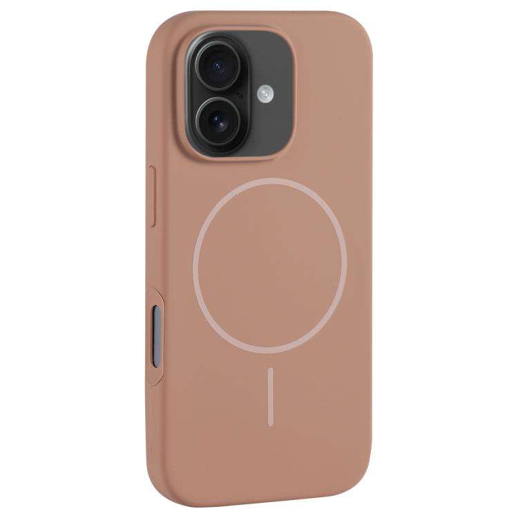Large Hole Camera MagSafe Liquid Silicone Full Coverage Phone Case, For iPhone 16 Pro Max, For iP...