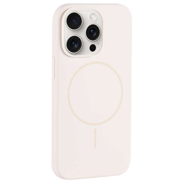 Large Hole Camera MagSafe Liquid Silicone Full Coverage Phone Case, For iPhone 15 Pro Max, For iP...