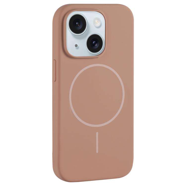Large Hole Camera MagSafe Liquid Silicone Full Coverage Phone Case, For iPhone 15 Pro Max, For iP...