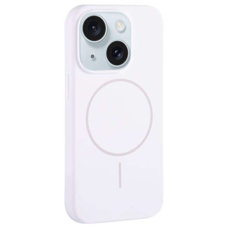 Large Hole Camera MagSafe Liquid Silicone Full Coverage Phone Case, For iPhone 15 Pro Max, For iP...