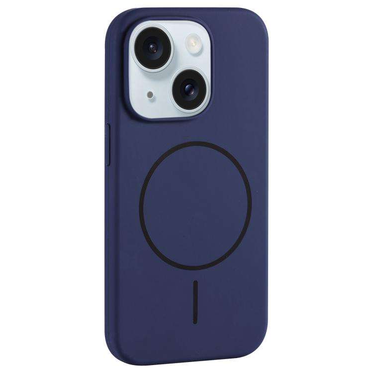 Large Hole Camera MagSafe Liquid Silicone Full Coverage Phone Case, For iPhone 15 Pro Max, For iP...