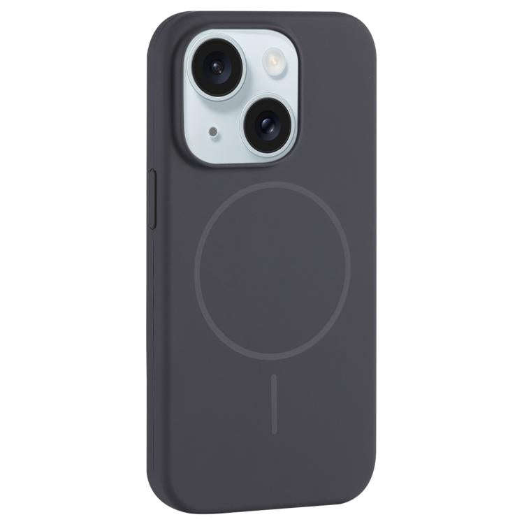 Large Hole Camera MagSafe Liquid Silicone Full Coverage Phone Case, For iPhone 15 Pro Max, For iP...