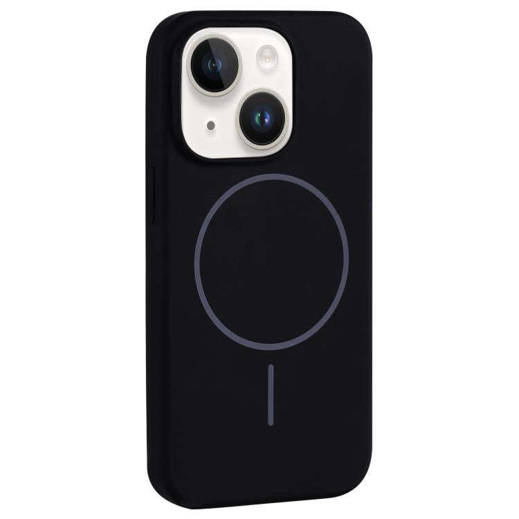 Large Hole Camera MagSafe Liquid Silicone Full Coverage Phone Case, For iPhone 14 Plus, For iPhon...