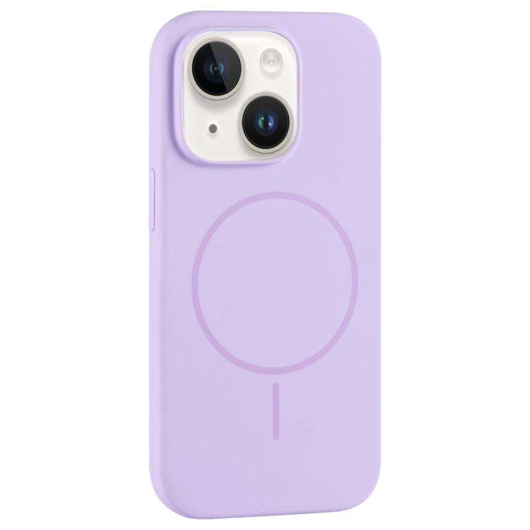 Large Hole Camera MagSafe Liquid Silicone Full Coverage Phone Case, For iPhone 14 Plus, For iPhon...