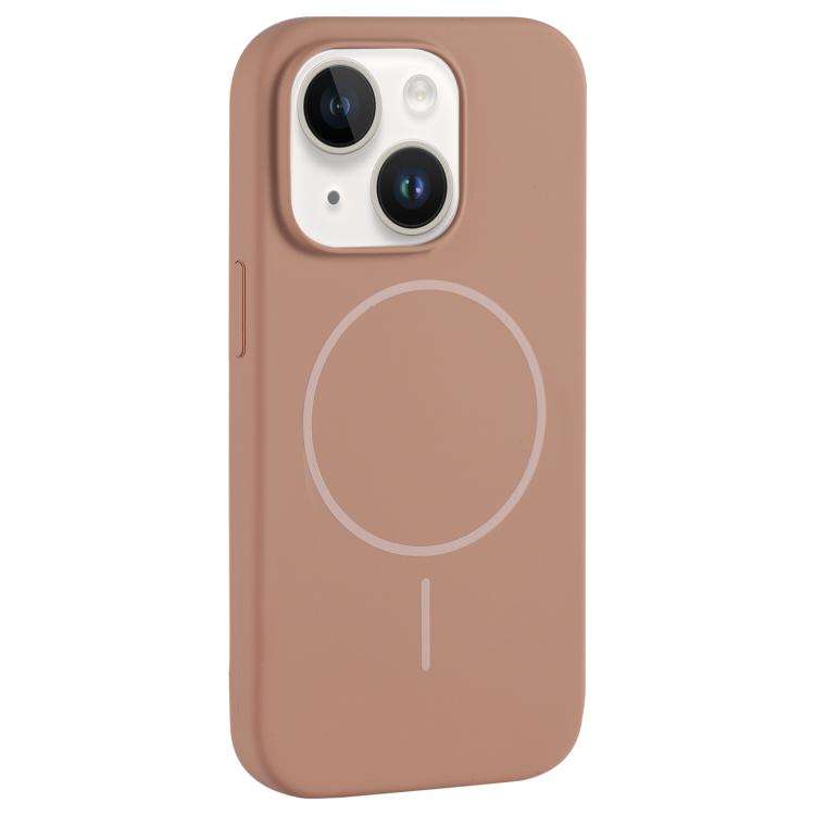 Large Hole Camera MagSafe Liquid Silicone Full Coverage Phone Case, For iPhone 14 Plus, For iPhon...