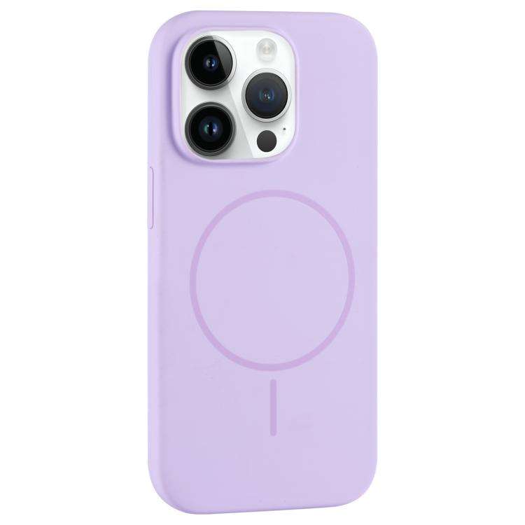Large Hole Camera MagSafe Liquid Silicone Full Coverage Phone Case, For iPhone 13 Pro Max, For iP...