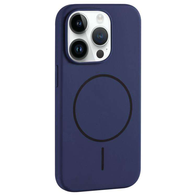 Large Hole Camera MagSafe Liquid Silicone Full Coverage Phone Case, For iPhone 13 Pro Max, For iP...