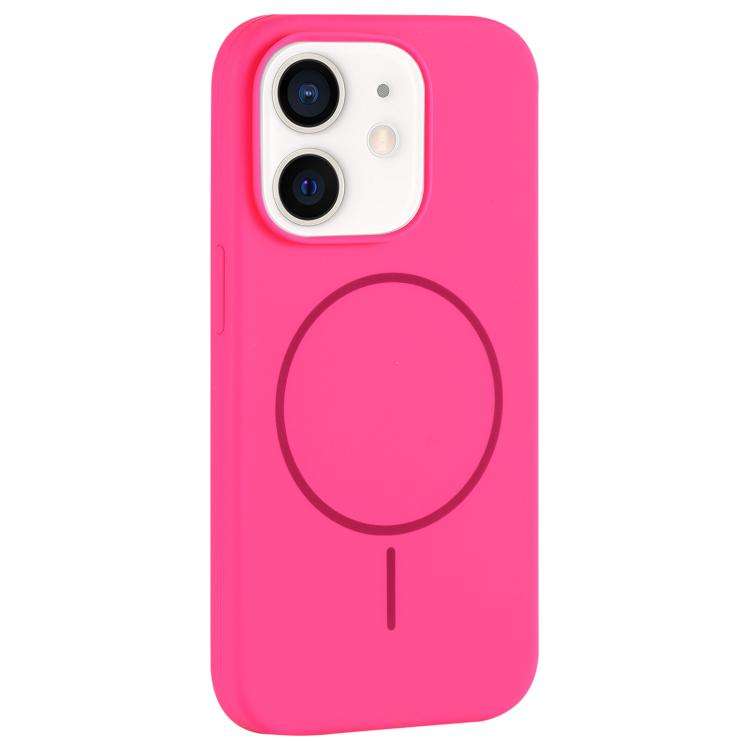 Large Hole Camera MagSafe Liquid Silicone Full Coverage Phone Case, For iPhone 13 Pro Max, For iP...