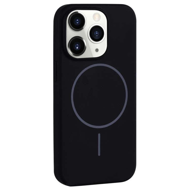 Large Hole Camera MagSafe Liquid Silicone Full Coverage Phone Case, For iPhone 12 Pro Max, For iP...